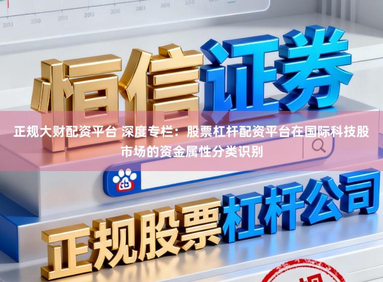 正规大财配资平台 深度专栏：股票杠杆配资平台在国际科技股市场的资金属性分类识别