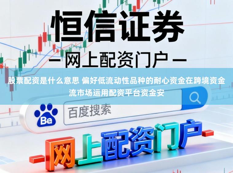 股票配资是什么意思 偏好低流动性品种的耐心资金在跨境资金流市场运用配资平台资金安