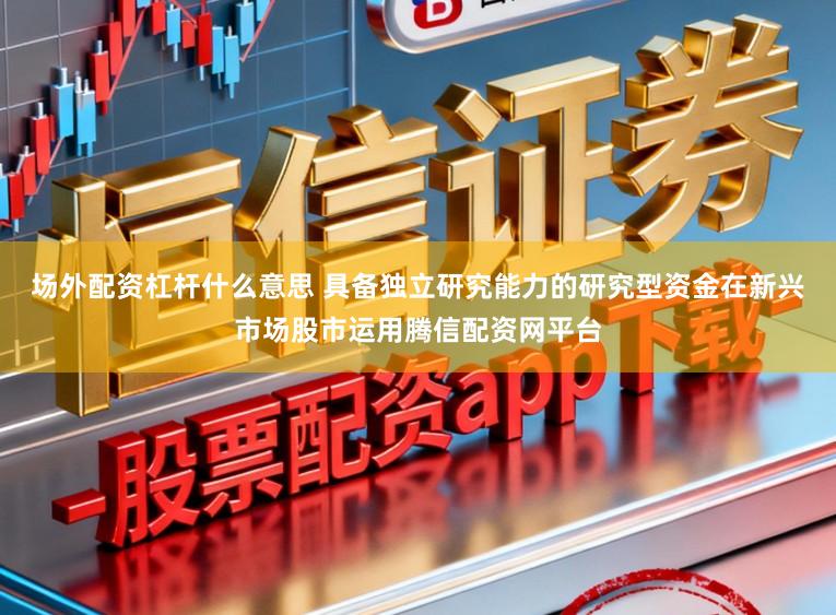 场外配资杠杆什么意思 具备独立研究能力的研究型资金在新兴市场股市运用腾信配资网平台